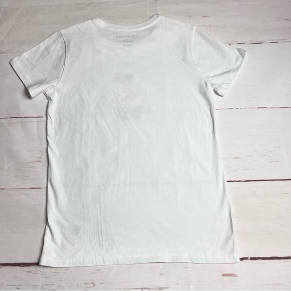 Crewcuts Girls White Graphic Cupcake with Fireworks Short Sleeve Tee Sz L 10-11 - Picture 8 of 8